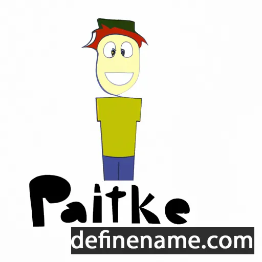 cartoon of the name Patrike