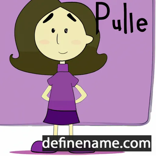 cartoon of the name Paulete