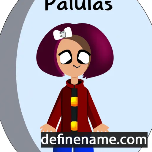 Paulīna cartoon