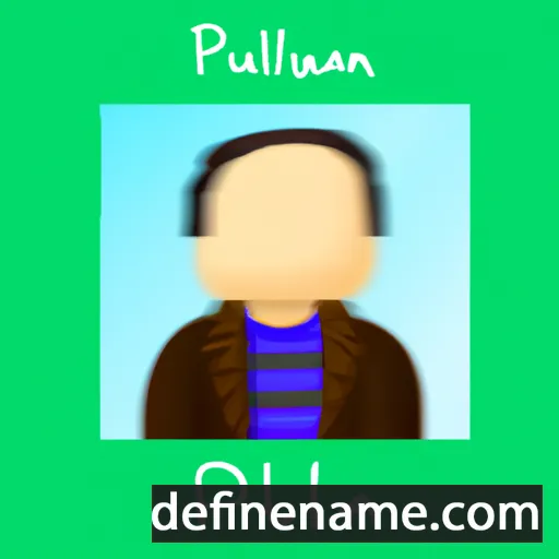 cartoon of the name Paulinah