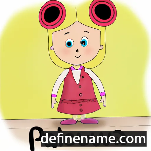 cartoon of the name Pawlina