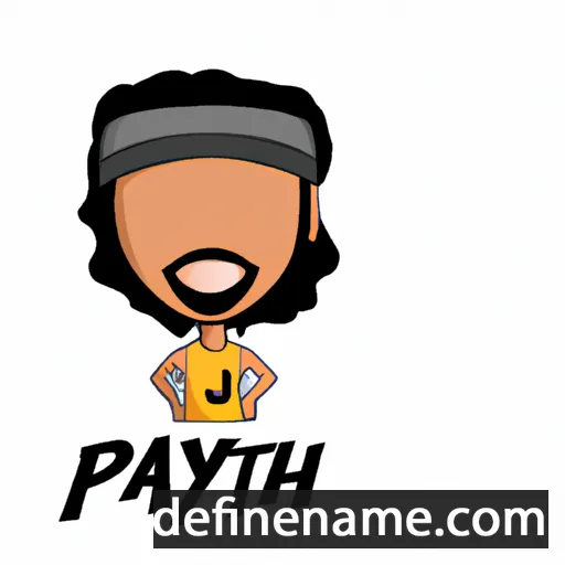 cartoon of the name Paytah