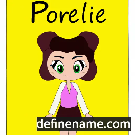 cartoon of the name Péroline