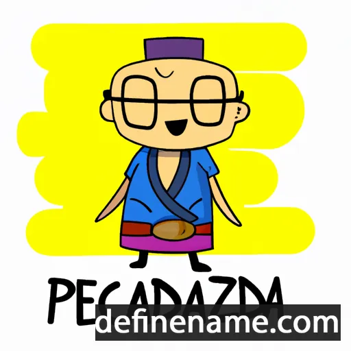 cartoon of the name Pedahzur