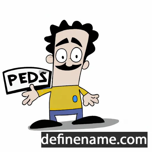 cartoon of the name Pedros