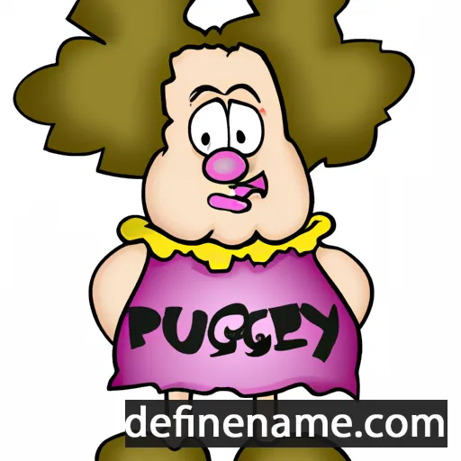 cartoon of the name Peggysue