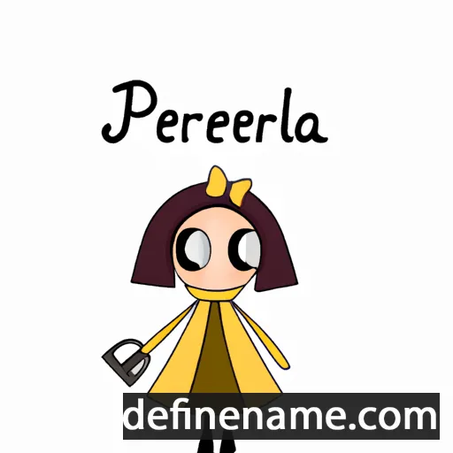 cartoon of the name Peironella