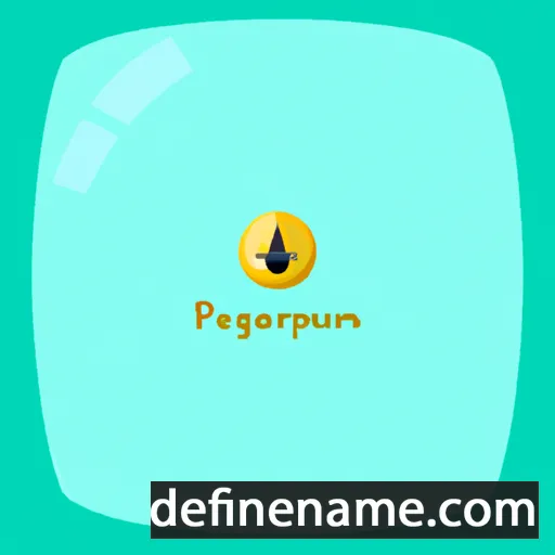 cartoon of the name Pelagoram