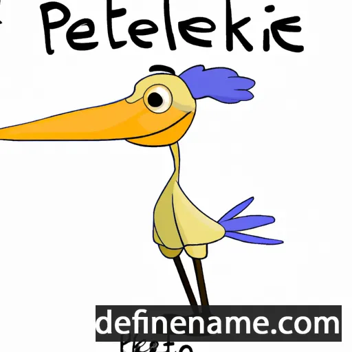 Pelikite cartoon