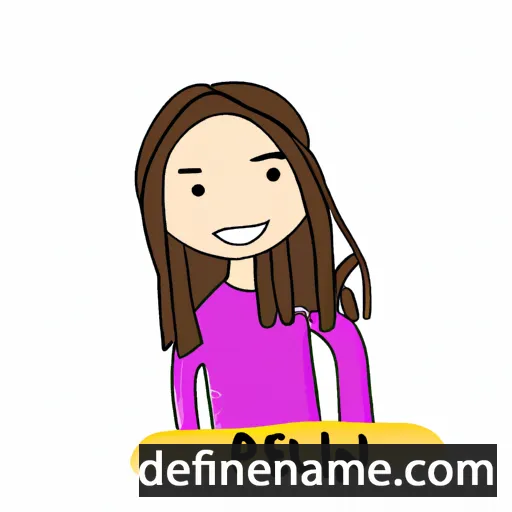 cartoon of the name Pelin