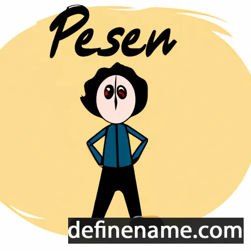 cartoon of the name Pelşîn