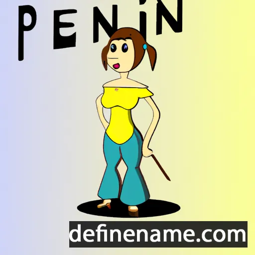 cartoon of the name Penni