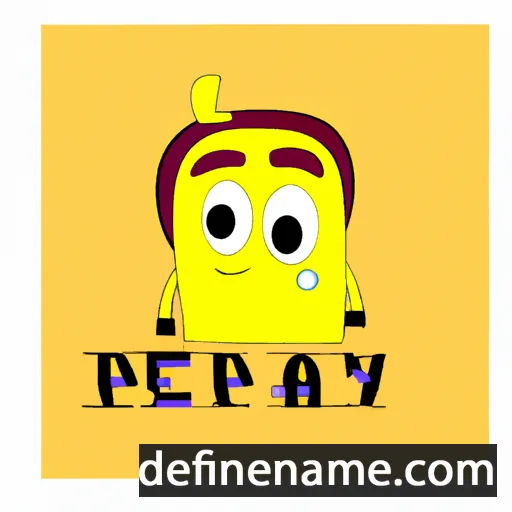 cartoon of the name Pepay