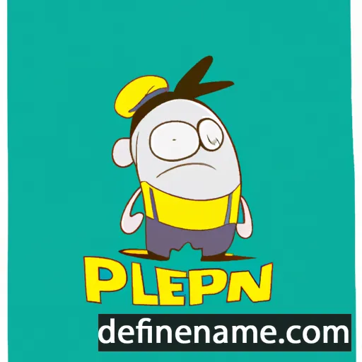 cartoon of the name Pepìn