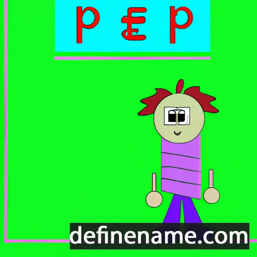 cartoon of the name Pepi