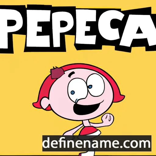 cartoon of the name Peppica