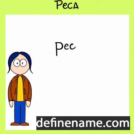 cartoon of the name Percia