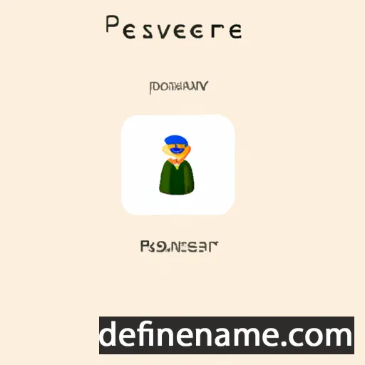 cartoon of the name Percivale