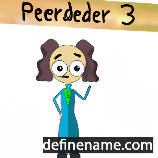 cartoon of the name Periander