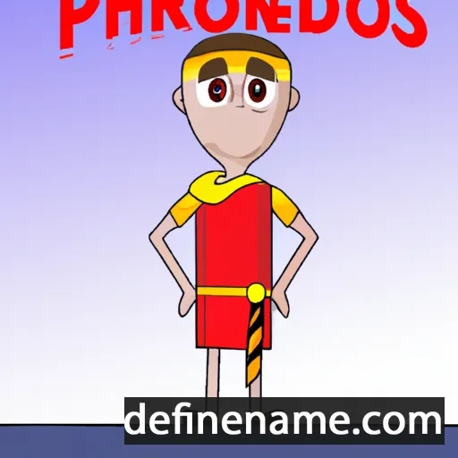 cartoon of the name Periandros