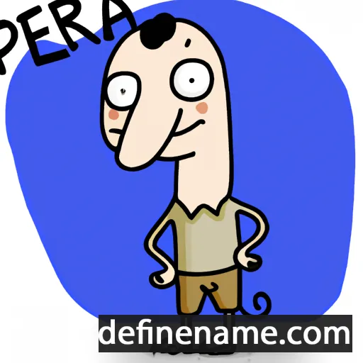 cartoon of the name Perna