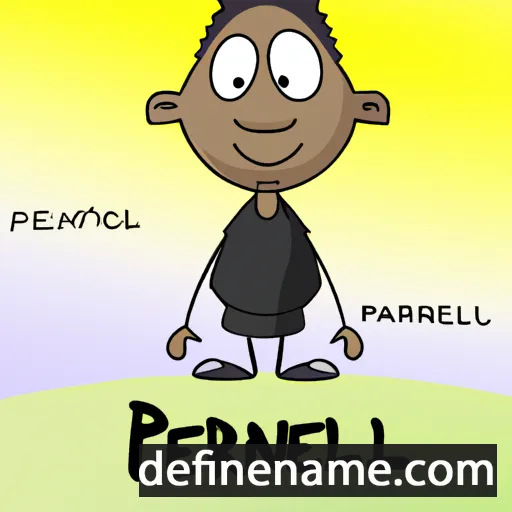 cartoon of the name Pernell