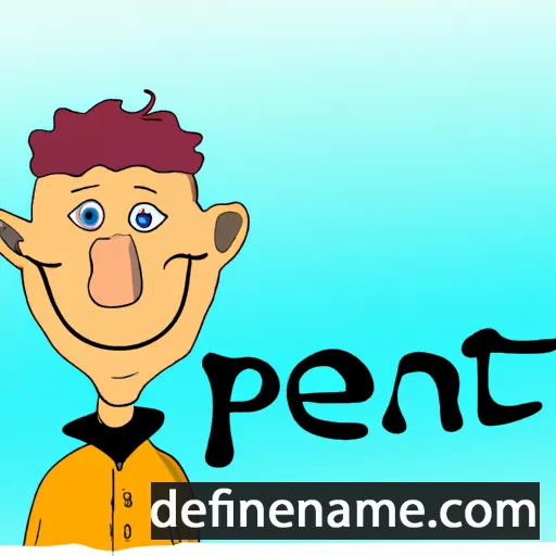 cartoon of the name Pernet