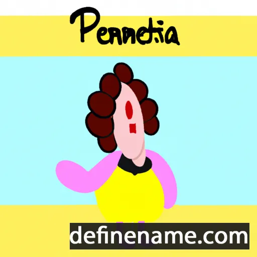 cartoon of the name Pernetta