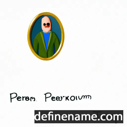 cartoon of the name Perran