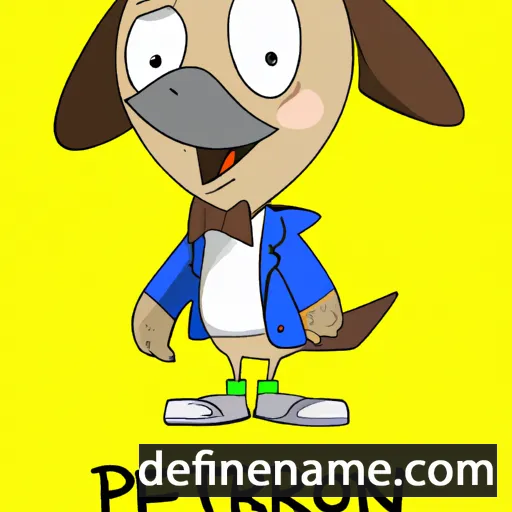 cartoon of the name Perrinot