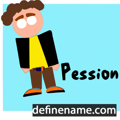 cartoon of the name Persijn