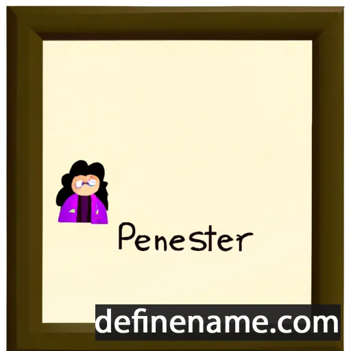 cartoon of the name Persinette