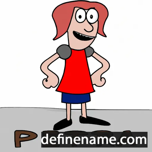 cartoon of the name Pertta