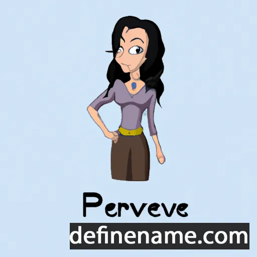 cartoon of the name Pervane