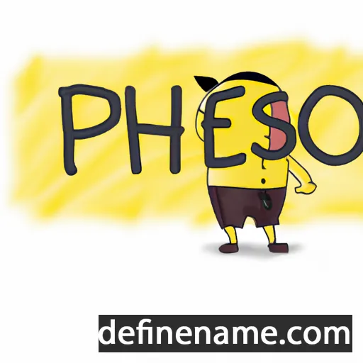 cartoon of the name Pesho