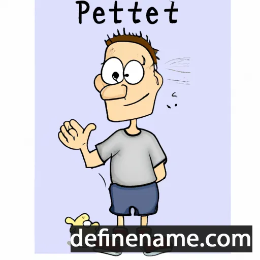 cartoon of the name Peterli