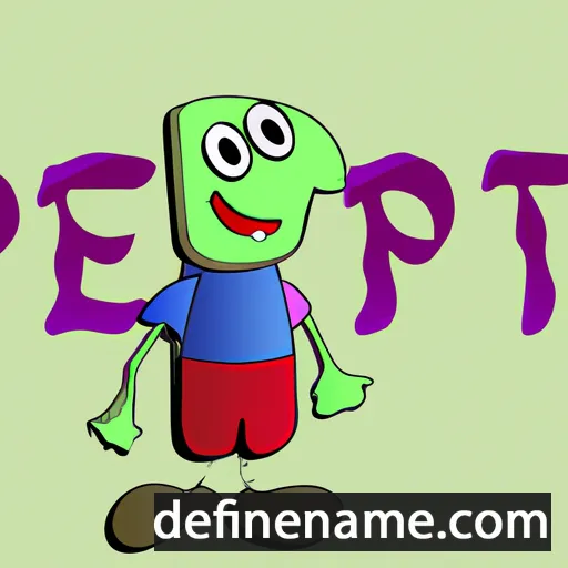 cartoon of the name Pető