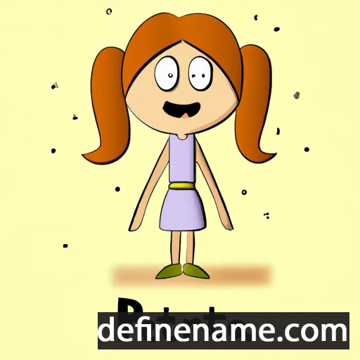 cartoon of the name Petria