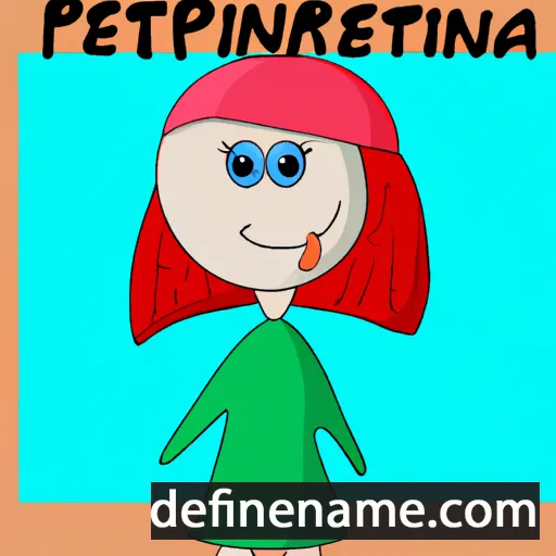 cartoon of the name Petriina