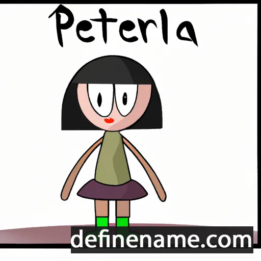 cartoon of the name Petrónella