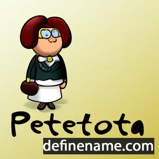 cartoon of the name Petronetta