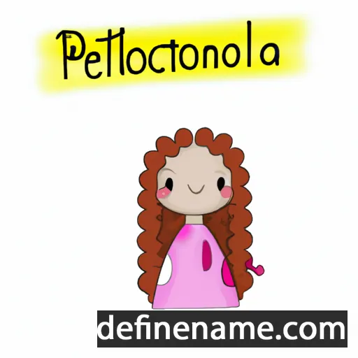 cartoon of the name Petronília