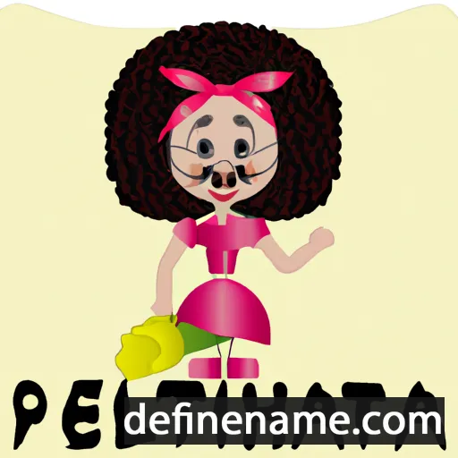 cartoon of the name Petronilha