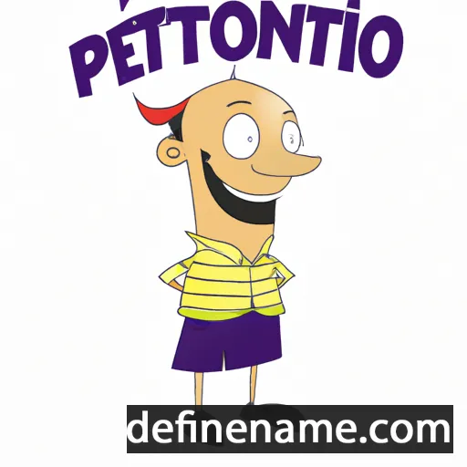 cartoon of the name Petronilo