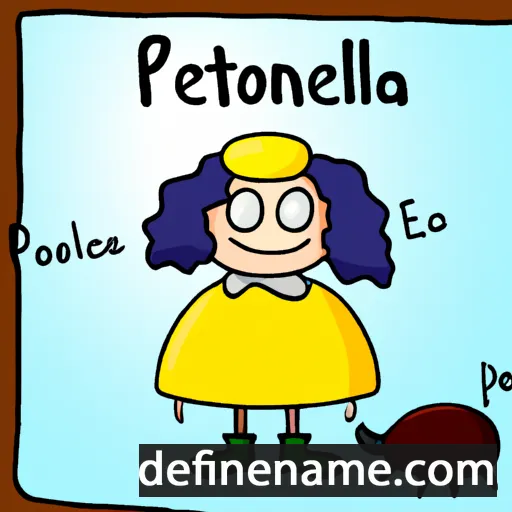 cartoon of the name Pettronella