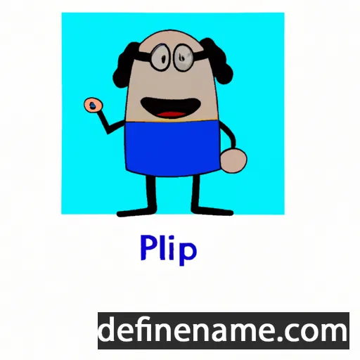 cartoon of the name Ph'lip