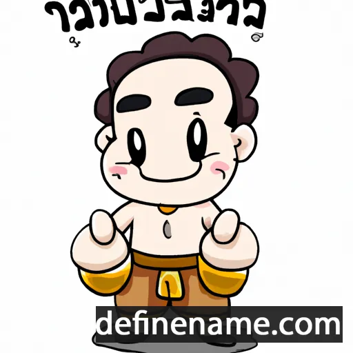 cartoon of the name Phanudech