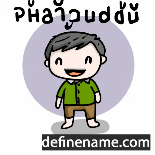 cartoon of the name Phanudet