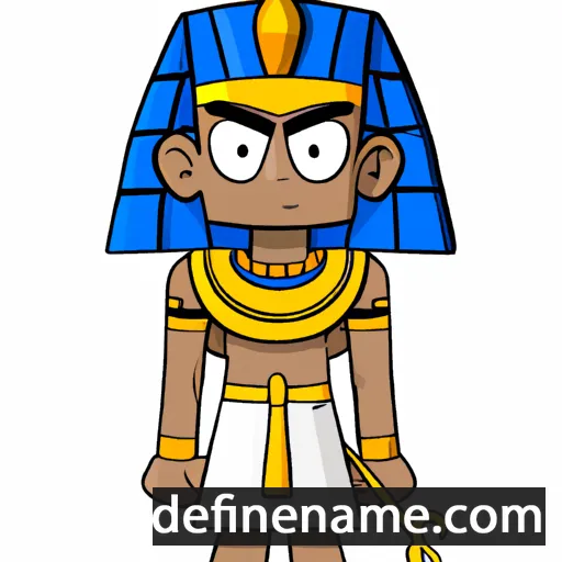 cartoon of the name Pharoh