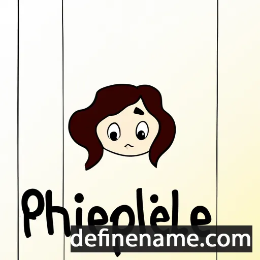 Phéline cartoon